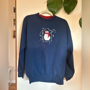 Vintage 90s Snowman Crewneck